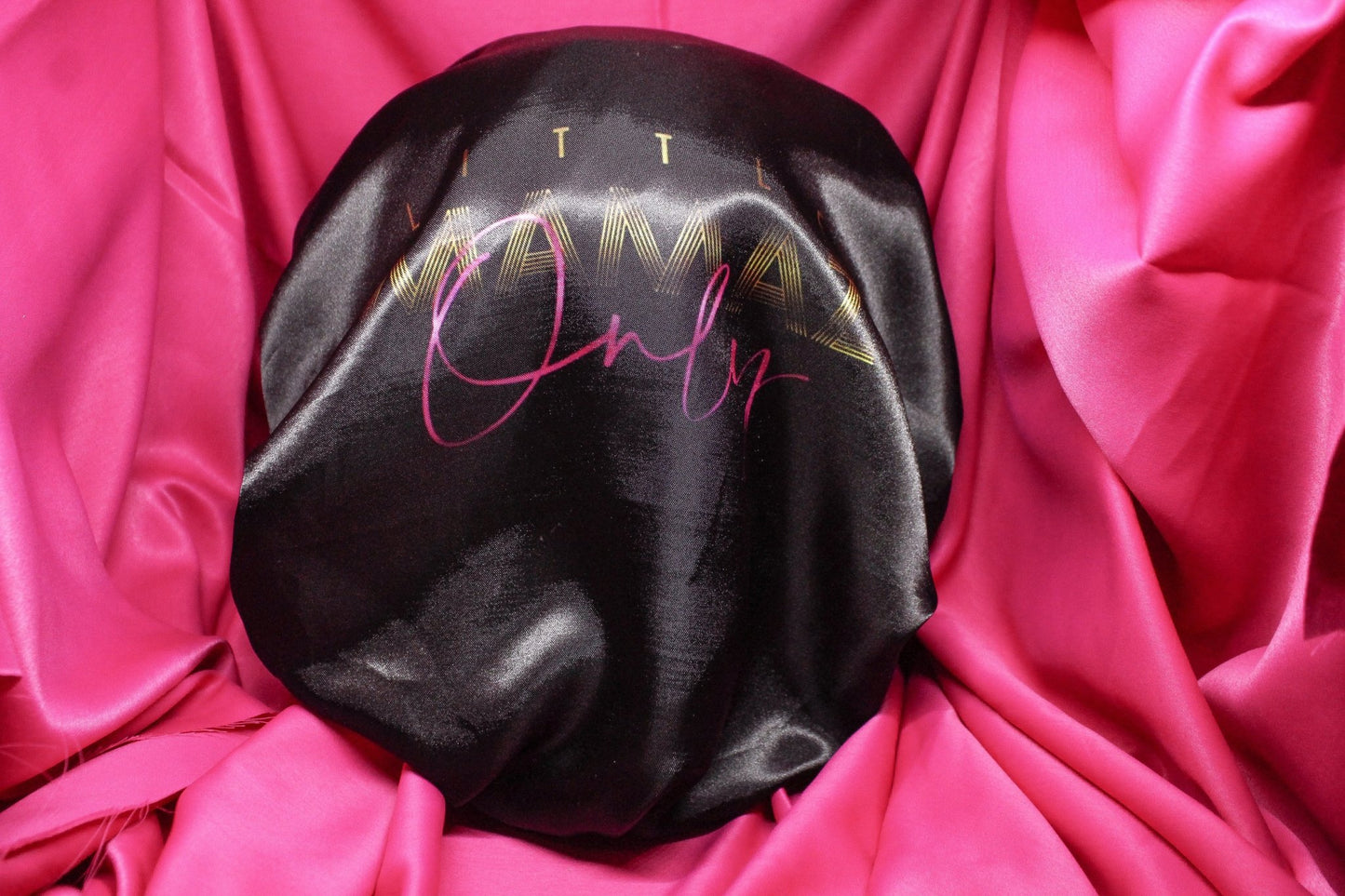 Drawstring Satin Bonnet - Littlemamazonly Drawstring Satin Bonnet